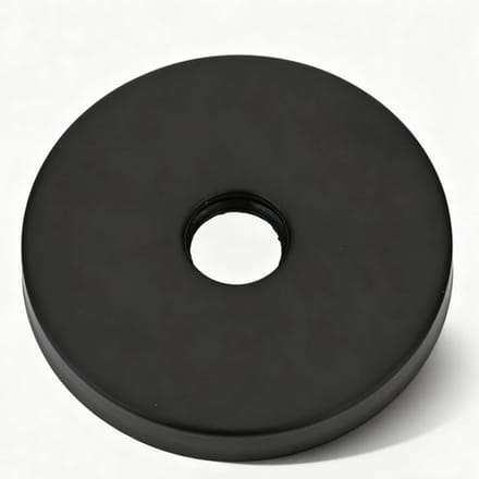 Dailygoods- Douchearmflens Roestvrij Staal - Grote Diameter