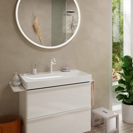 hansgrohe Tecturis S - Wastafelkraan - Ééngreeps bediening - CoolStart energiebesparend - Met afvoerplug - 150mm maat - Chroom
