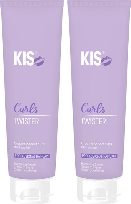 KIS Curls Twister Hair Styling Cream Duo Set - 2x150ml