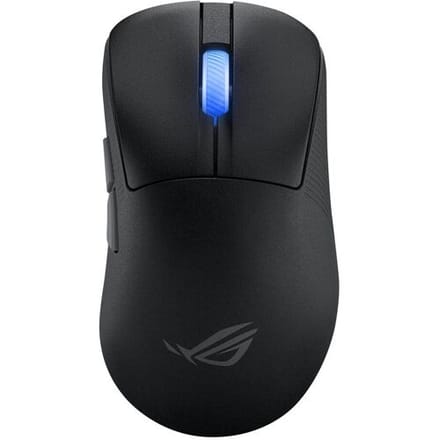 ASUS ROG Keris II Ace Wireless AimPoint zwarte muis, gaming, rechtshandig, RF Wireless + Bluetooth + USB Type-A, optisch, 42000 DPI