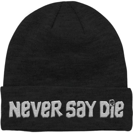 The Goonies Never Say Die EmbroideRood Beanie - Zwart