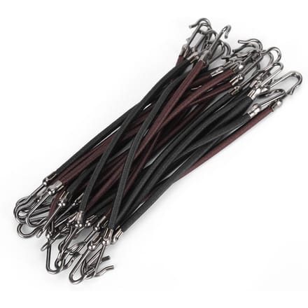 20 stuks Vrouwen Paardenstaarthaken Haarclips Elastische Haarelastiekjes Paardenstaarthouders Haaraccessoire black
