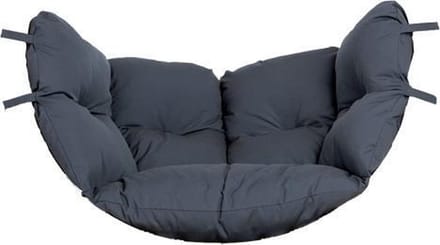 Amazonas Globo Hangstoel en Siena Uno Lounge kussensloop hoes Anthracite weatherproof