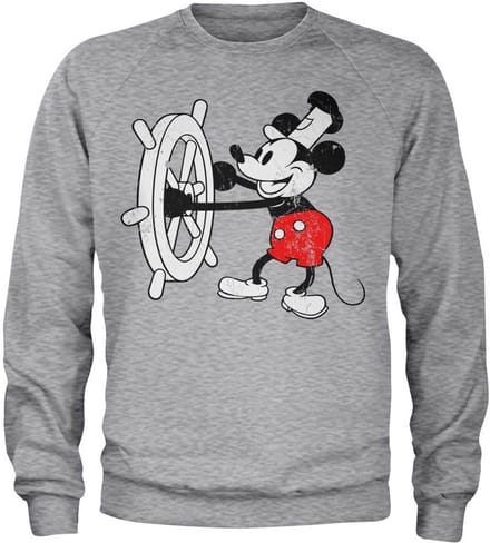Hybris Sweatshirt Steamboat Willie Sweatshirt HY-3-SBW001-H70-7