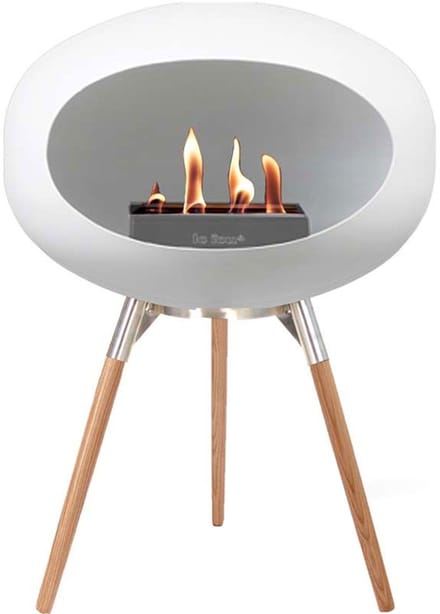 Le Feu Bio Ethanol Haardvuur - White Ground Wood Low Oak
