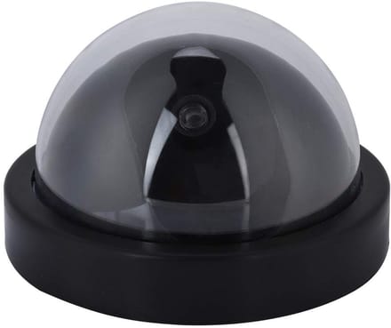 ONF3 - Dummy CCTV Dome Camera - Beveiligingscamera met LED Licht - Binnen en Buiten gebruik - Effectieve beveiliging - Valse camera - Realistisc...