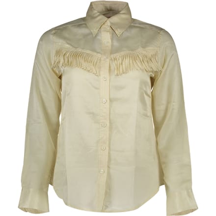 Gant Dames Beige Katoenen Overhemd