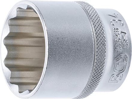 BGS Dopsleutel twaalfkant 1/2 34 mm