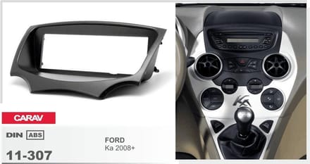 1-DIN FORD Ka 2008+ inbouwpaneel Audiovolt 11-307
