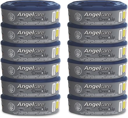 Angelcare Dress Up - Navulling Luieremmer - 12 stuks