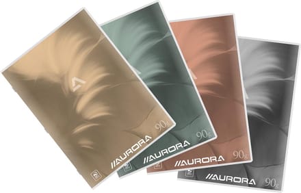 Aurora Wiskunde Schriften - A4 - Geruit 5x5mm - 72 Bladzijden - 90g - 20 stuks