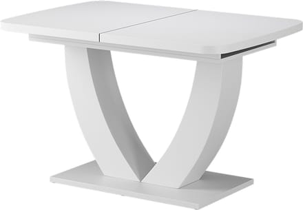 Vicco Eettafel Fenaro, Wit, 120-160 x 80 cm Uitschuifbaar