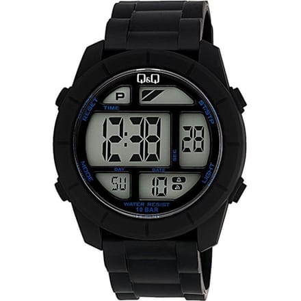 Q&Q Horloge zwarte digitaal M123J013Y