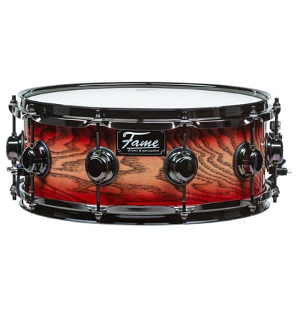 Fame Fortress Snare 14"x5,5" Red Burst - Snare drum