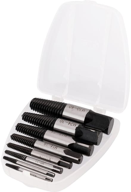 M3 - M50 Boutverwijderaar set ,Set van 8 stuks