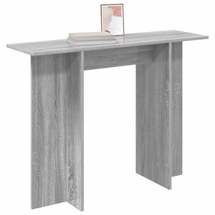 vidaXL - Wandtafel - Grijs - sonoma - 100 - x - 30 - x - 75 - cm - Bewerkt - hout