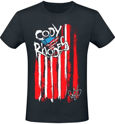 WWE Cody Flag Heren T-shirt - zwart - L