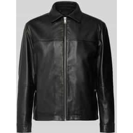 regular fit leren jack van puur schapenleer model 'JOBAN1'