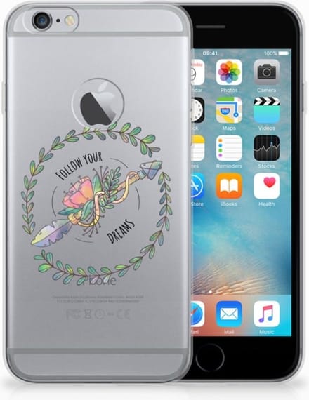 Apple iPhone 6 Plus | 6s Plus Telefoonhoesje met Naam Boho Dreams