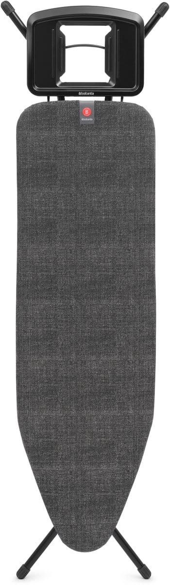Brabantia Strijkplank B - met Strijkijzerhouder - 124 x 38 cm - Denim Black