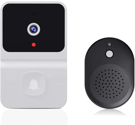 Draadloze Deurbel - Video Intercom - Thuisbeveiliging - HD Camera Nachtzicht - 2.4 GHz Wifi - Wit