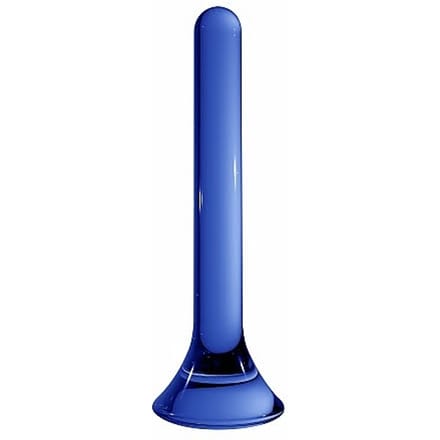 Chrystalino Tower Blue - Glazen Dildo Blauw