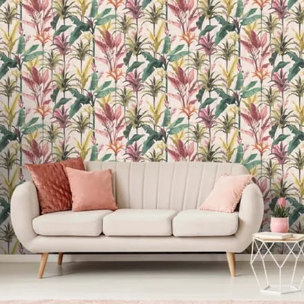 Decomode Vliesbehang Vintage Botanisch - Zand - 10,05 M X 53 Cm