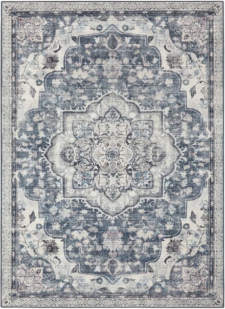 MAZAZU - Tapijt - Antislip - Wasbaar - Grijs - 120x170