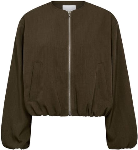 Co Couture LunaCC Balloon zip jacket olijf groen