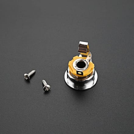Geleidende Elektrische Gitaar Electrosocket Plaat met 6.35mm Jack en Schroeven voor Telecaster Gitaren