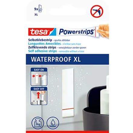 Tesa® Powerstrips Waterproof Strips Xtra Large