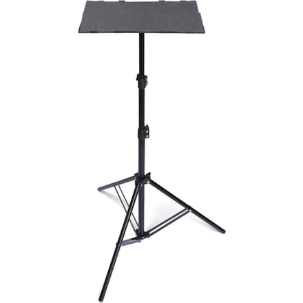 T160 Projectorstatiefstandaard Opvouwbaar Laptopstatief Projectorbeugel met statieflade zwart