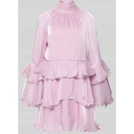 mini-jurk in laagjeslook model 'Flowy frill'