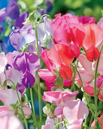 Reukerwt Zaden Colorama Gemengd Lathyrus Odoratus Eenjarig