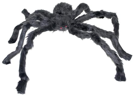 Halloween stoffen fluffy Spin 90cm met buigbare poten