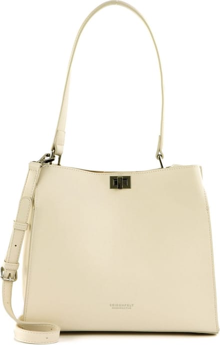 SEIDENFELT MANUFAKTUR Schoudertas SFM236 Hobo Cotton Beige