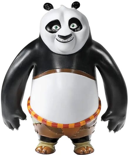 Noble Collection Kung Fu Panda Bendyfigs Bendable Figure Po Ping 15 cm Mini-Figuur