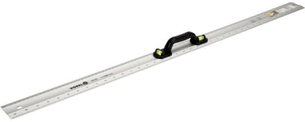 Vorel 19755 - Aluminium Meetlat - 1000mm - Met Handvat - Inclusief 2 Libellen