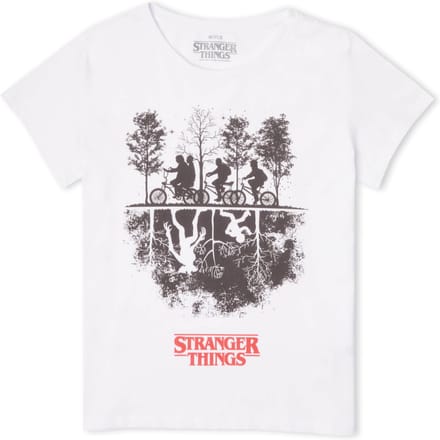 Stranger Things Upside Down Women's T-Shirt - White - M