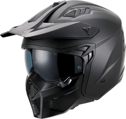 Vito Jet Predator helm mat zwart M