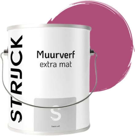 STRIJCK Muurverf Extramat - Fuchsia - 069R-6 - 2.5 liter