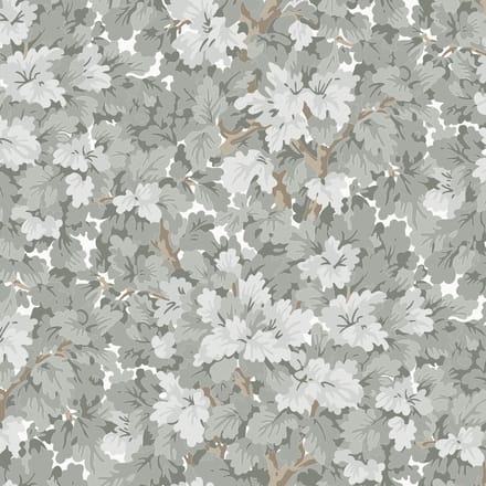 Duro Vliesbehang 524-01 - Gammalsvenska klassiker - Botanisch Grijs - 53cm x 10.05m