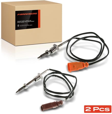Frankberg 2x Uitlaatgastemperatuursensor voor VW Passat 3G Tiguan AD1