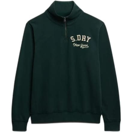Ronde hals zip sweatshirt Superdry Vintage Athletic