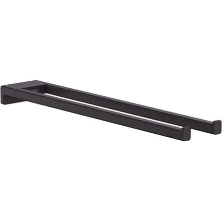 hansgrohe AddStoris handdoekhouder 2-lids mat zwart