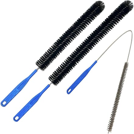 Afvoerborstel - Pijpreiniger - Verstoppingen Verwijderen - Flexibele Structuur - 43.6 cm - Zwart
