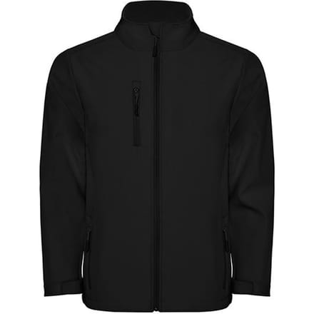 Roly Kinder/Kinder Nebraska Soft Shell Jas (Zwart)