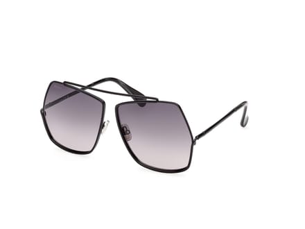 Maxmara MM0006 Shiny black 64/12/135 WOMAN Zonnebrillen
