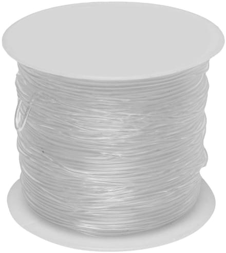 Colorations - Transparant Elastisch Koord - 25 m, 1 mm