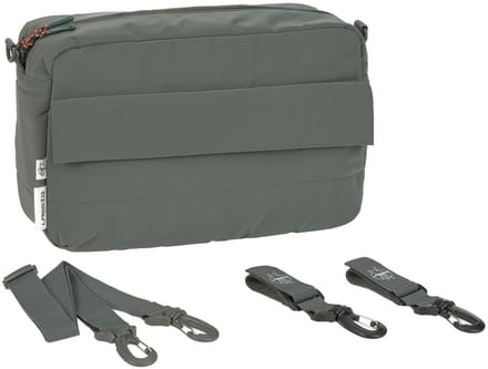 Lässig Luiertas Schoudertas Casual Buggy Organizer Bag Olive Donkergroen